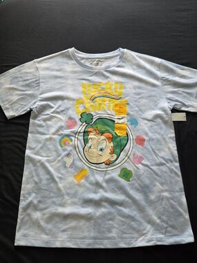 Lucky Charms Graphic Tee - Light Blue Kids Short Sleeve Shirt